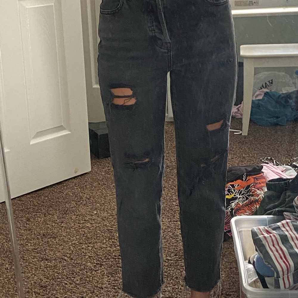 PacSun black straight leg jeans
